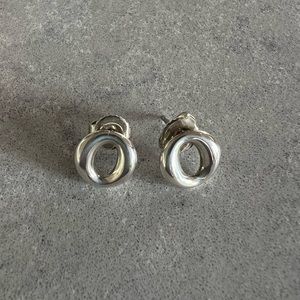 Tiffany & Co. Elsa Peretti ‘O’ Sterling Silver earrings